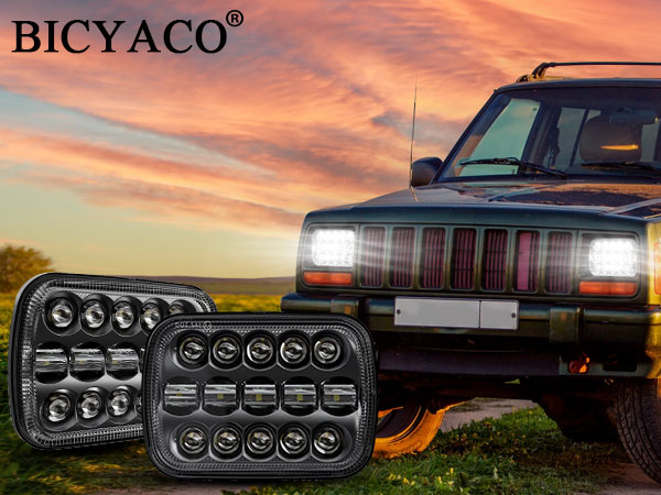 L 07 Amazon.com: BICYACO DOT 110W 5x7 7x6 Inch Led Headlights Hi