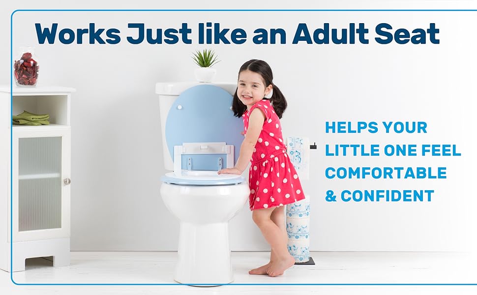 MyKidzy Potty Training Toilet Seat Topper for Boys and