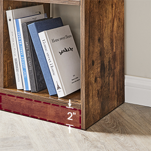VASAGLE Bookcase with Open Shelves