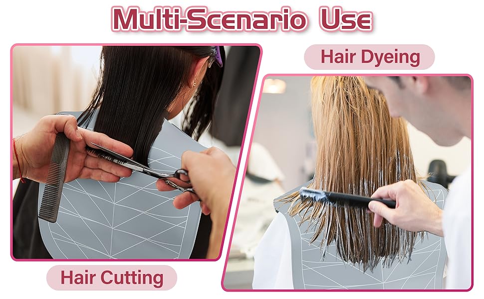 coleira de tintura de cabelo