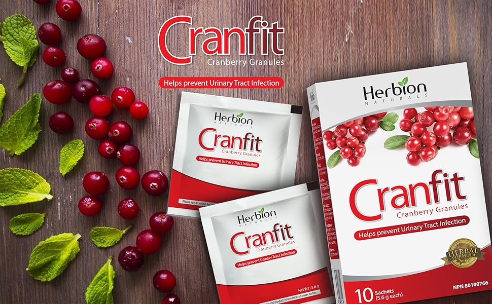 Herbion Naturals Cranfit Cranberry Granules Help Prevent Recurrent