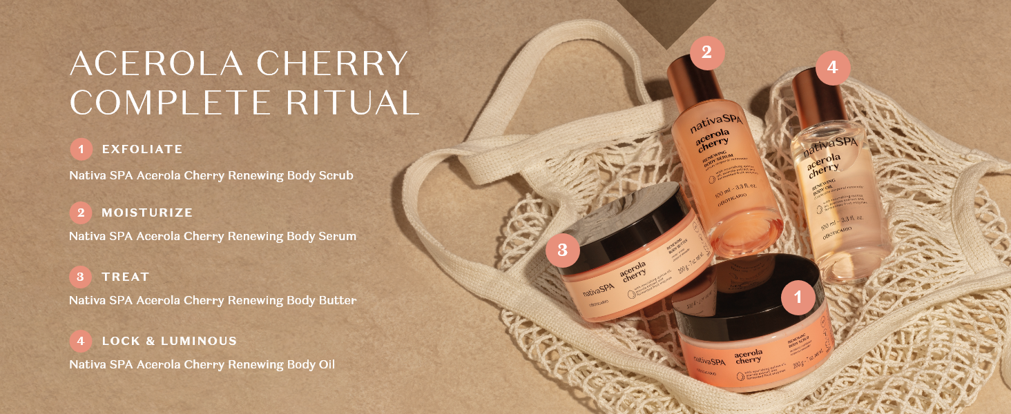 Vitamin C-rich Acerola cherry products