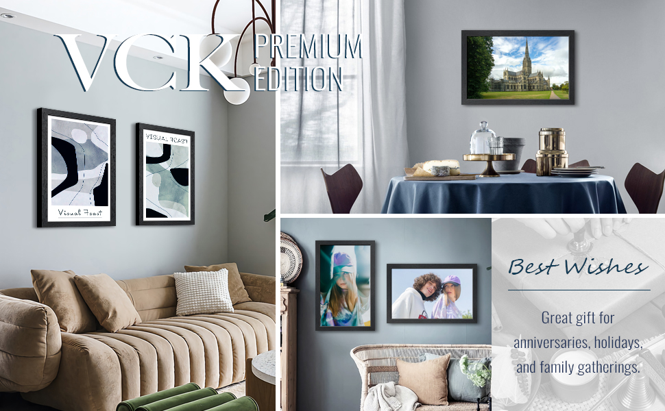 Amazon.com - VCK 14x22 Picture Frame Set of 4 - Black, Gallery