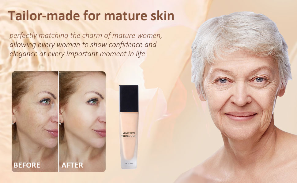 Full Coverage Foundation for Women Over 60