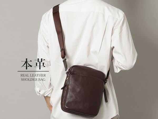 Amazon | [G Genuine Leather] ナチュラルシュリンクレザー