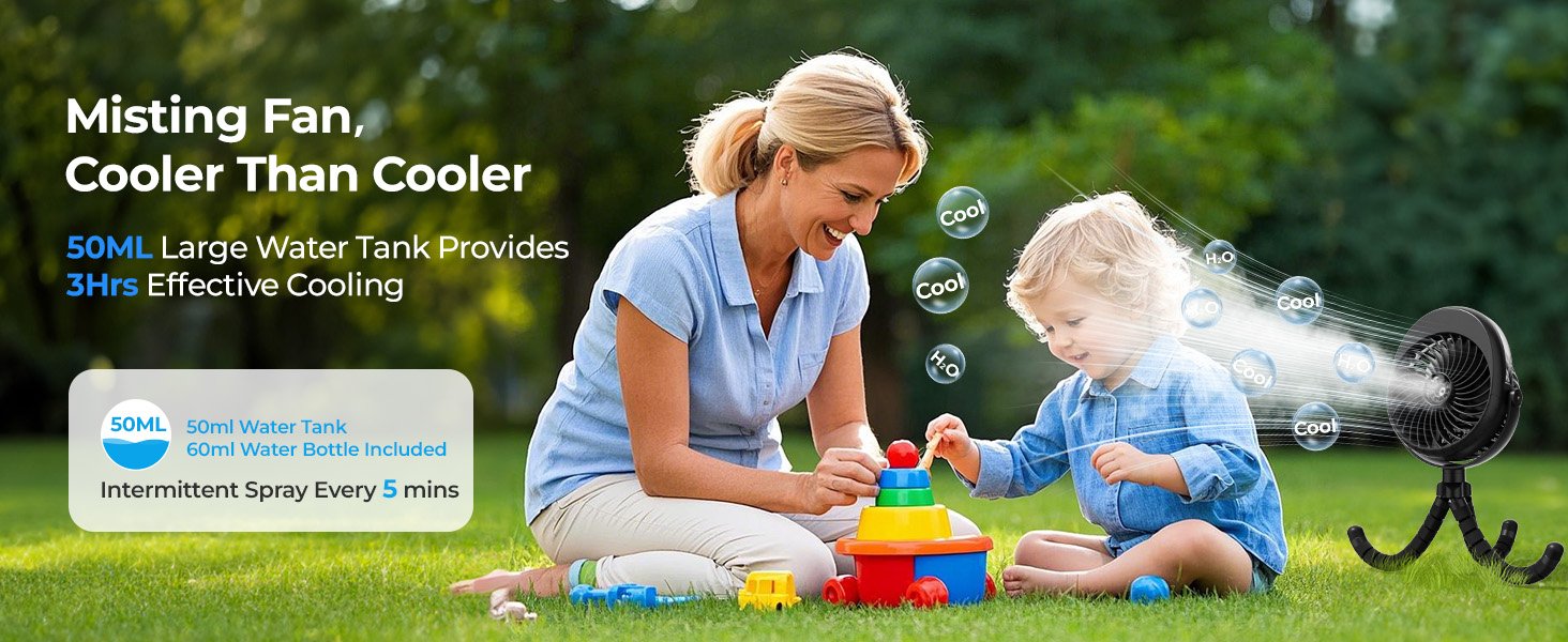 stroller fan stroller fan with mister baby stroller fan misting fan