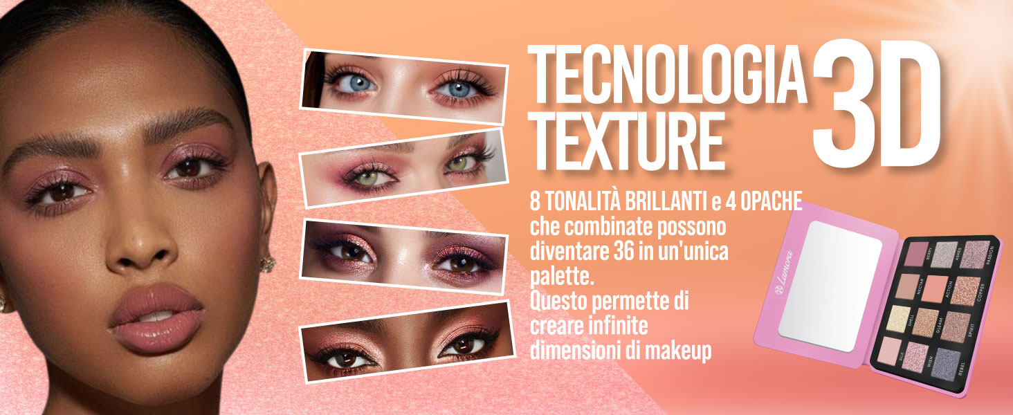 ombretti make up palette