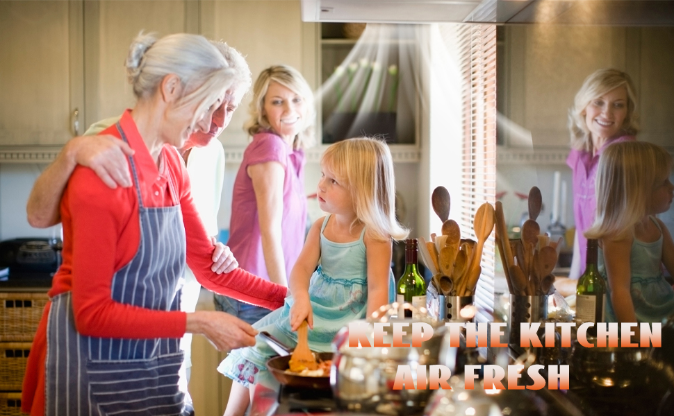 FUDOVA S97020466 Range Hood NonDucted Filter Replacement, HPF30