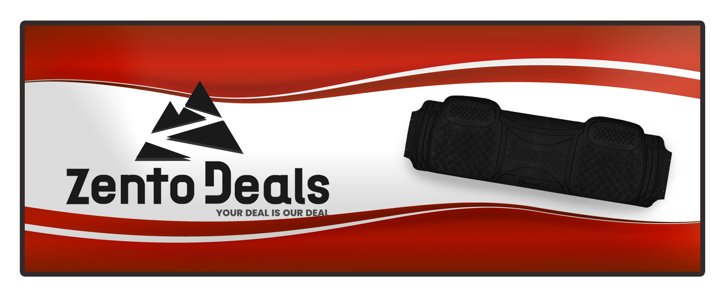 Zento Deals Car Floor Mat Heavy Duty Weather Protection