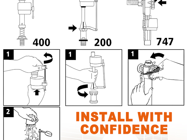 さおり専用 83143 Toilet Fill Valve Seal Replacement Part Compatible