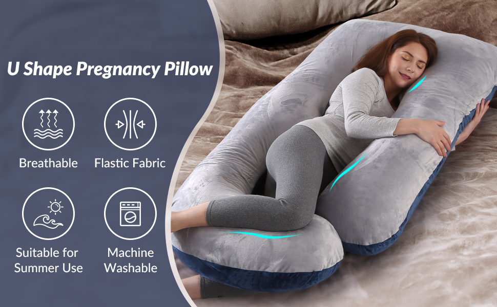 MIUKIULA Pregnancy Pillow, Pregnancy Must Haves Pregnancy Pillow U
