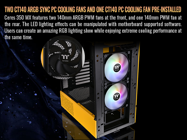 Amazon.com: Thermaltake Ceres 350 MX/Bumblebee/Mid Tower
