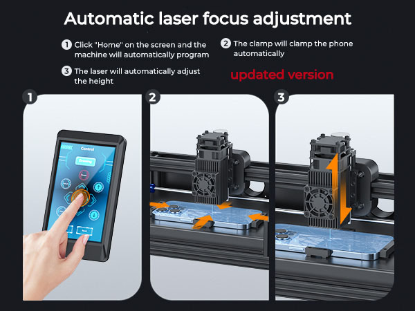 laser repair iPhone back glass