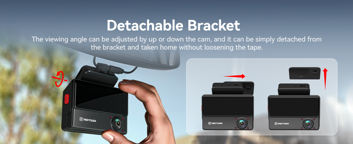 dash cam front and rear wireless