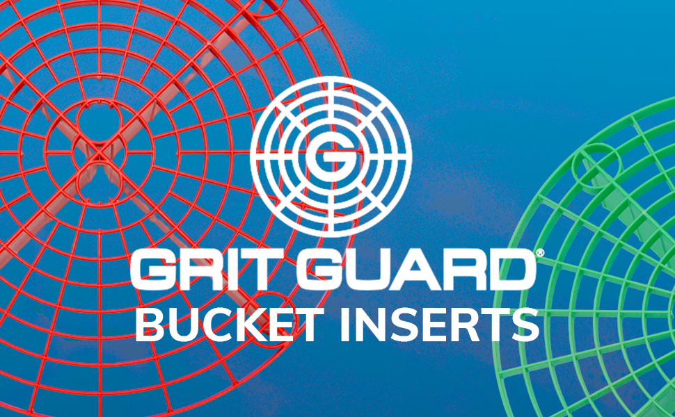 GRIT GUARD Blue Bucket Insert 10" Diameter Car Wash