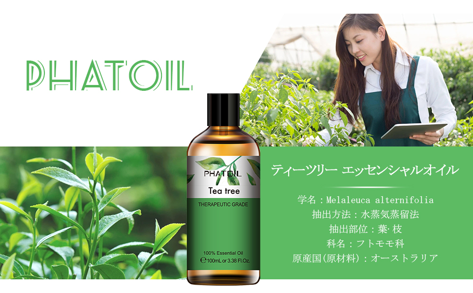 大容量 ティーツリー 100ml 高品質セラピーグレード エッセンシャルオイル 楽天市場】ティートゥリー 100ml アロマオイル