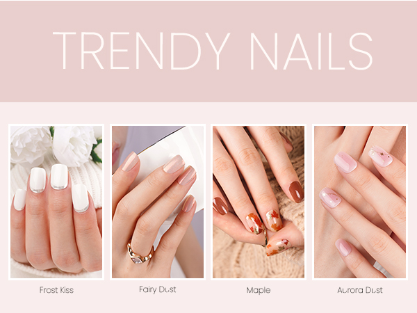 Amazon.com: DANNI & TONI Semi Cured Gel Nail Strips
