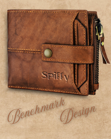 『Hollywood Wallet BROWN』 Rick Owens Brown Hollywood Zipped Wallet Rick Owens