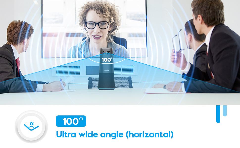 1080P FHD Conference Webcam with Microphone & Speaker for Video Conferencing Call, All-in-1 