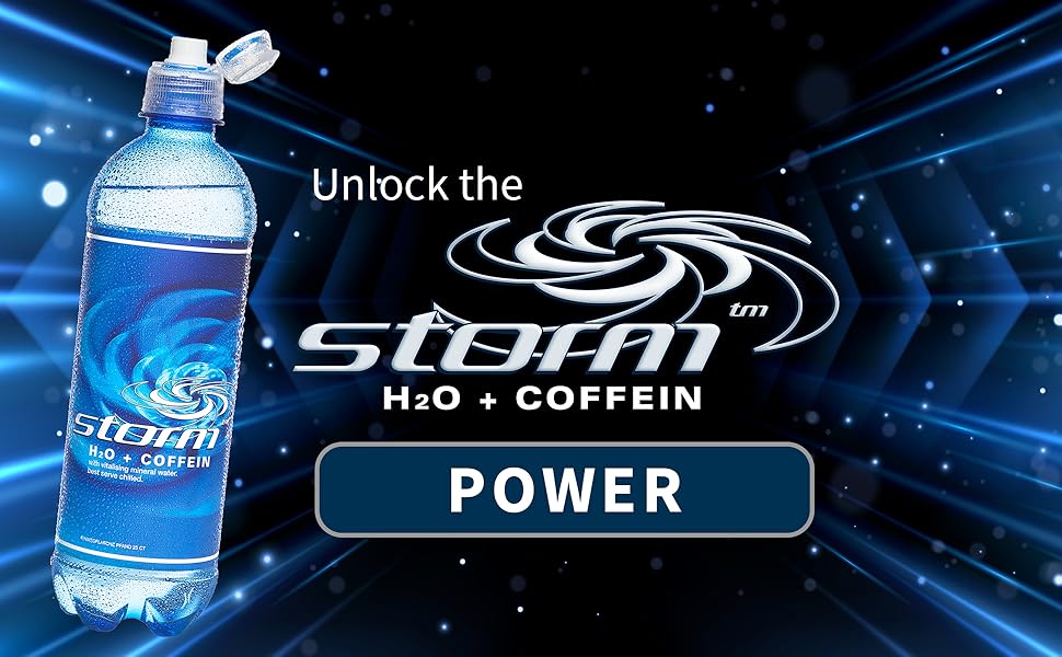 Caffeine Bottled Water Multipack 500ml 12 Pack Hydration Drink with