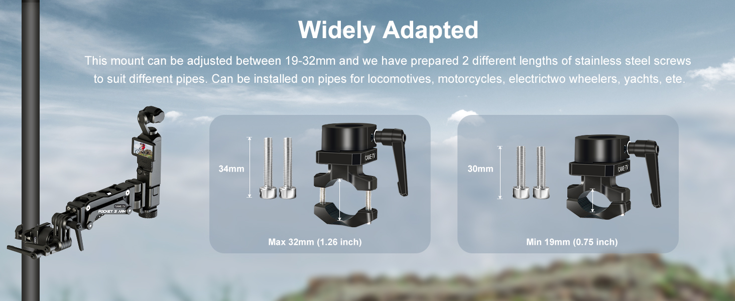 PK04 Motocycle camera mount 