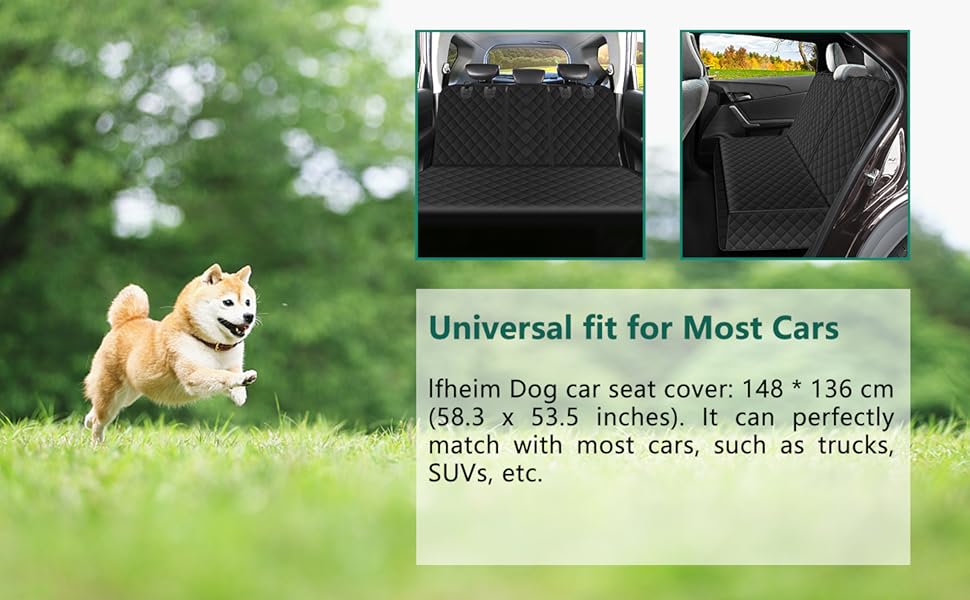 Lydonberg Dog Car Seat Covers, Waterproof and Nonslip Child Seat