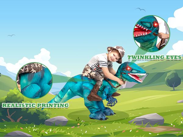 GOOSH Inflatable Dinosaur Costume