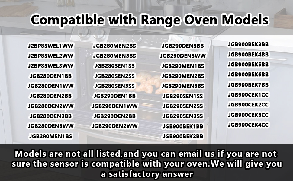 Oven Temperature Sensor Fits for GE Hotpoint Oven,Replaces WB20K10015,PD00023187,1085891