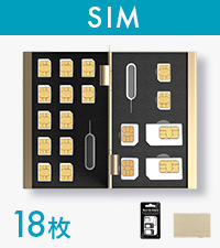 ✴️LenovoTB300XU/3GB/32GB(ナノSIM/メルカリ便込) BLUECRAFT SIMカードケース 最大18枚収納 2枚 microSIM nanoSIM