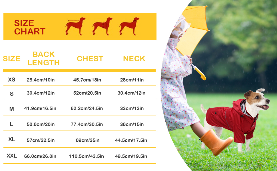 Pethiy dog raincoat Stylish Premium Dog Raincoatssmall