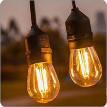 Outdoor String Light Pole