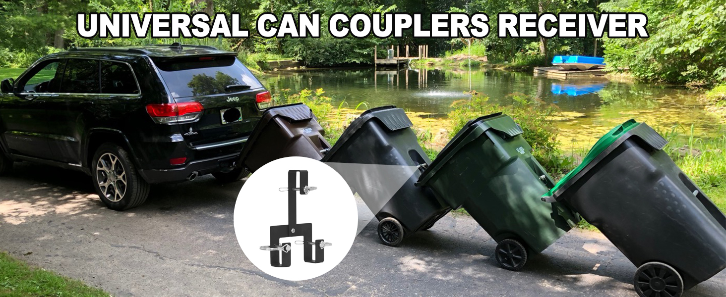 Sidasu Combo Hitch Trash Can Hauler Haul Pin Hitch