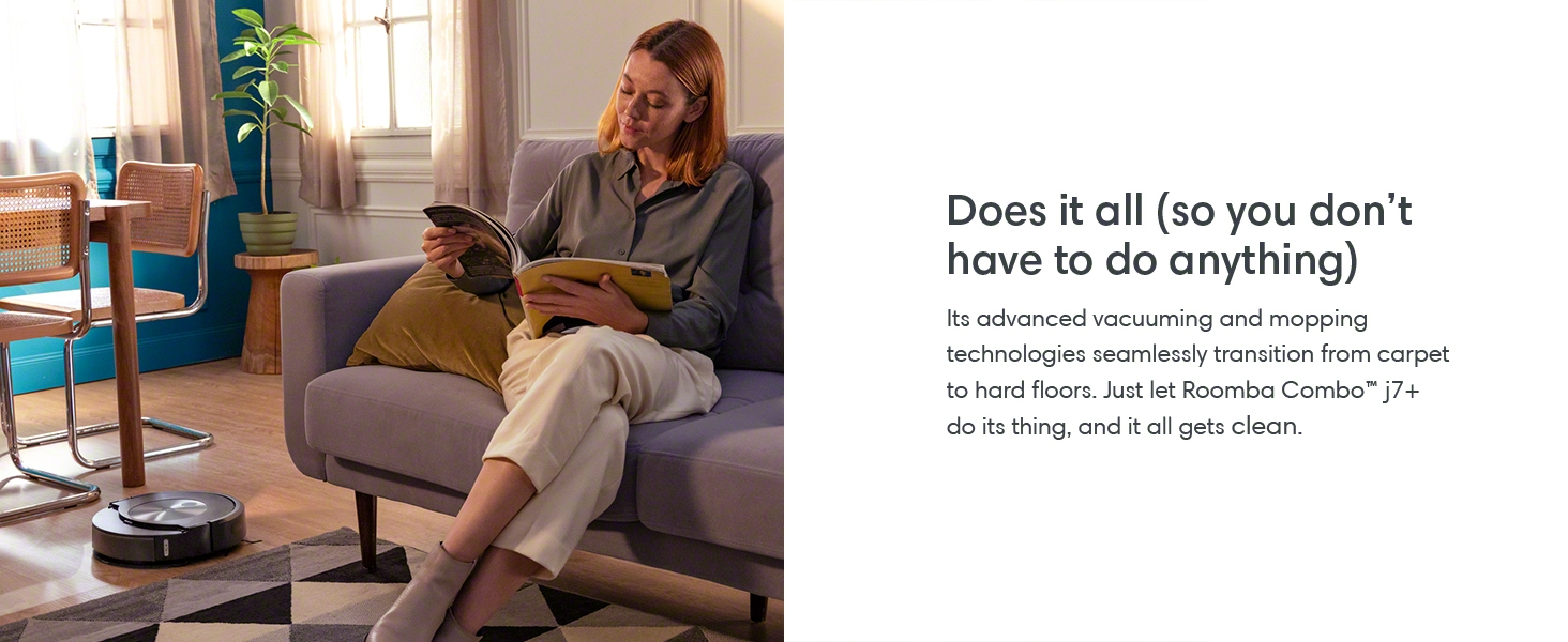 iRobot® Roomba Combo™ j7+ SelfEmptying Robot Vacuum & Mop 2in1