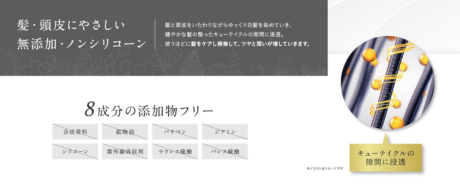 KIWABI Root Vanish Color Shampoo, Black, Single Item (Unisex)