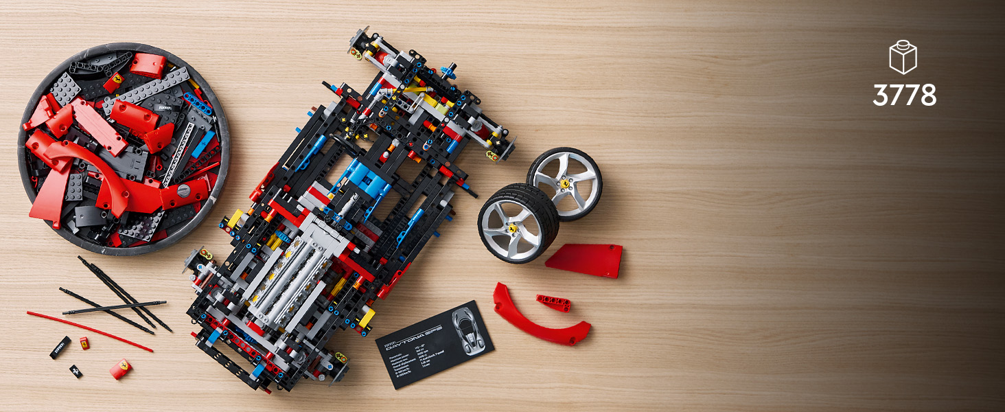 42143_Premium A+ LEGO Technic Ferrari Daytona SP3 promo