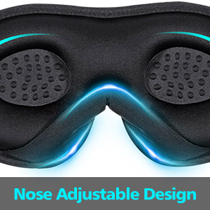 Bluetooth Sleep Mask Headphones,Blackout Sleepathy Sleep Mask Upgraded 3D Contoured Sleep Headphones