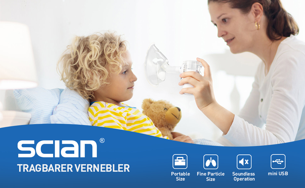 SCIAN Tragbarer Vernebler für Kinder und Erwachsene