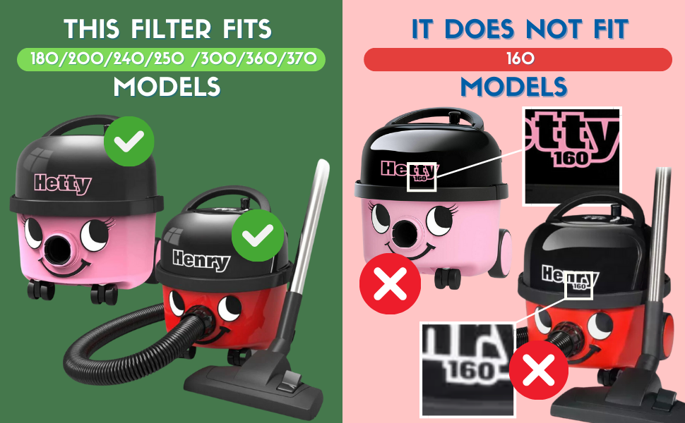 Genuine Henry Hoover Bucket Filter 305mm Numatic Vacuum Tritex Filter