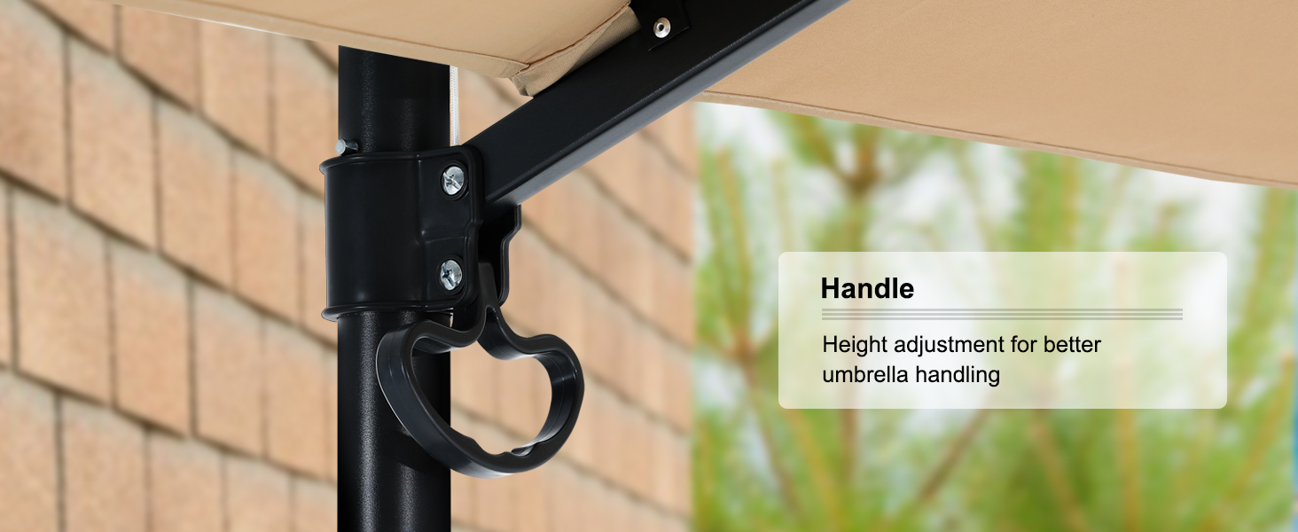 wall mounted umbrella