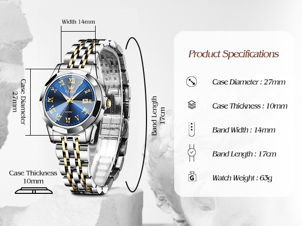 small wrist womens stainless steel watch