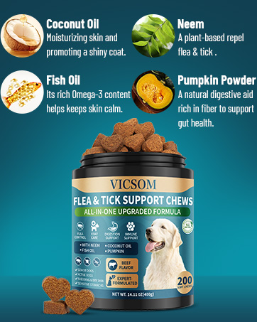 flea tick prevention for dogs chewable