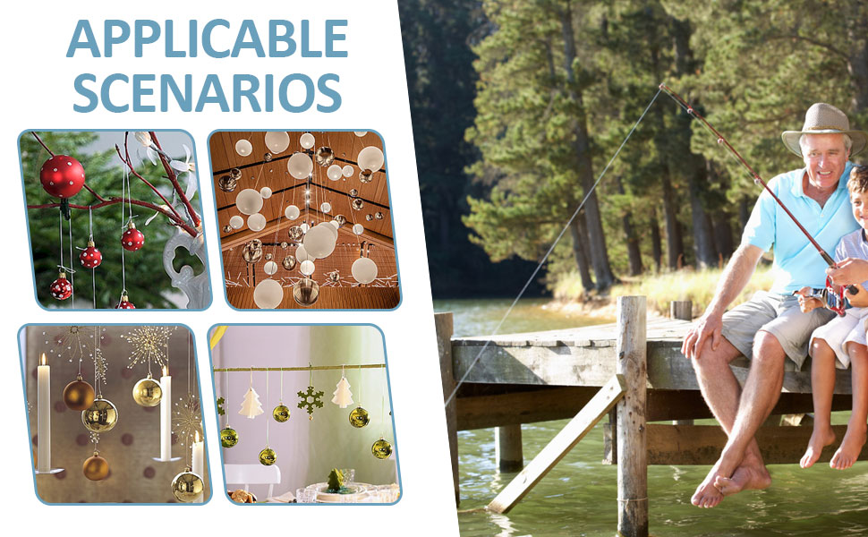 fishing line transparent