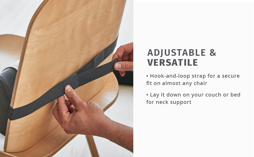 Homedics Lumbar Support Pillow with Ergonomic Design for