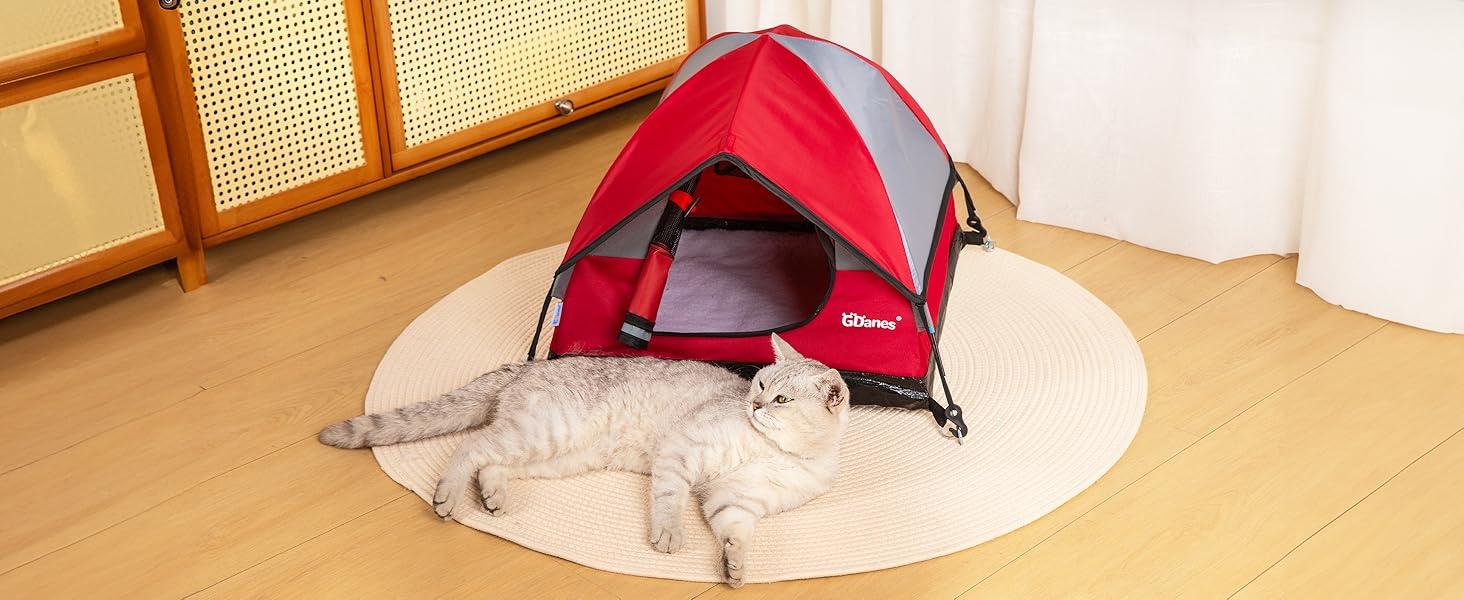 red cat tent