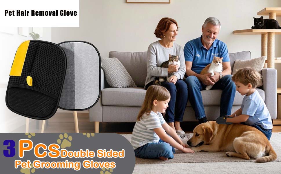 pet hair removal glove