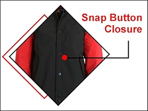 Galaxy by Harvic Men's Lightweight Polyester Varsity Jacket