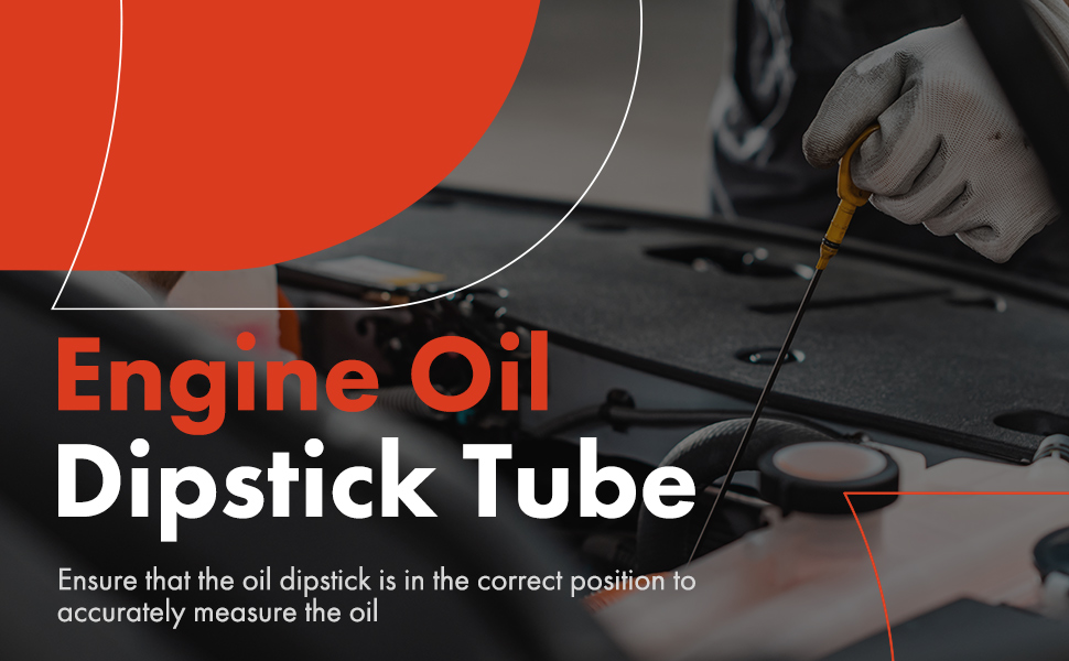 APremium Engine Oil Dipstick Tube Metal Compatible with