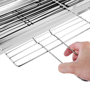 Barbecue à Charbon Pliant Portable, BBQ De Table Avec Double Ailes, Pour Camping Et Pique Nique, Barbecue De Jardin, Avec Poêle à Frire Antiadhésive, 1223075cm 17 Scald Protection