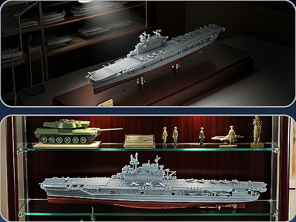 ダイキャストメタル製 U.S.S. ENTERPRISE USS Enterprise (CV‑6) 1:1100 Scale Die‐Cast Model – WWII