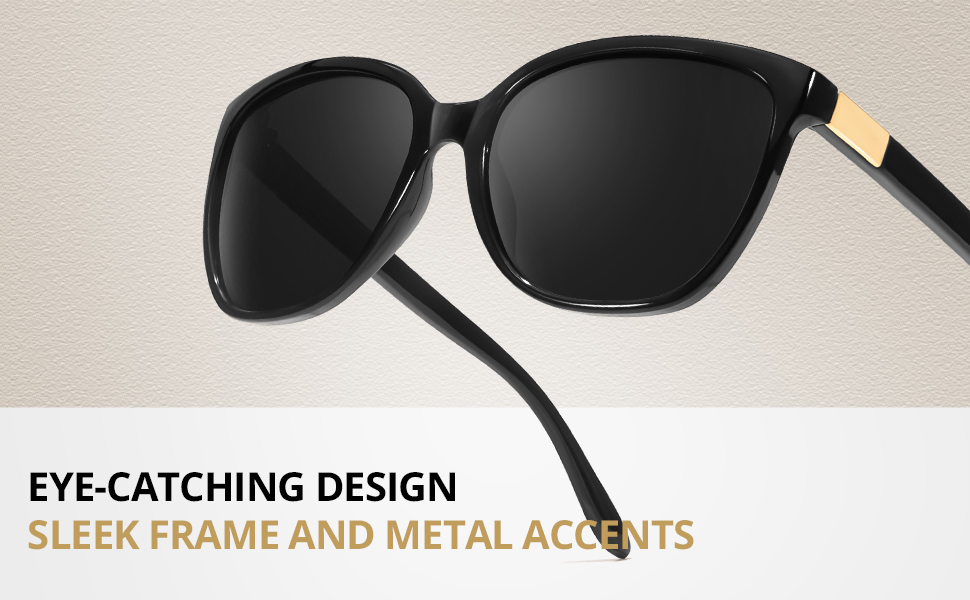 FIMILU Polarized Sunglasses for Women Trendy Fashion Sun Glasses Square Retro Glasses UV Protection